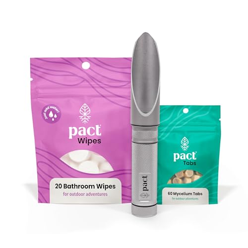 PACT Ultra Lite Bathroom Kit - Bathroom Kit for Trail Running, Mountain Biking, Hiking and Bikepacking - Ultralight Outdoor Gear