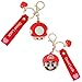 Schlüsselbund, NALCY 2 Pcs Neue Schlüsselanhänger, Cartoon Puppe, 3D Schlüsselbund, Mode Lanyard, kleine Accessoires, Kinder, Geschenke