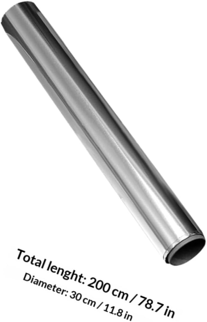 Heavy Duty Aluminum Foil Rolls 4pcs 30cm X, High Temperature Resistant Baking Wrap for Oven, Bbq, Food Trucks, and Home Kitchen Use