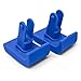'Click & Go' Ski Glides for Stander EZ Fold-N-Go Travel Walker (Dark Blue)