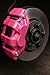 2K High Temp Brake Caliper Paint – Glossy Pink Glamour Spray | Heat Resistant Aerosol, 12oz Can | Durable, Automotive Grade Finish for Calipers