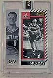 KRIS MURRAY RC 1/1 2023-24 Panini Instant Black White ROOKIE One of One Black #23 BLAZERS MT-MT+ NBA Basketball
