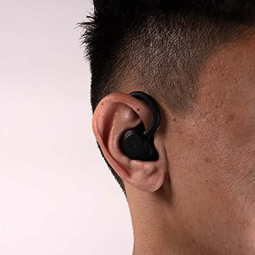 Echelon Auricolari wireless Bluetooth, IPX7, impermeabili, con cancellazione del rumore, microfono, custodia di ricarica USB-C per allenamento, palestra, chiamate, nero