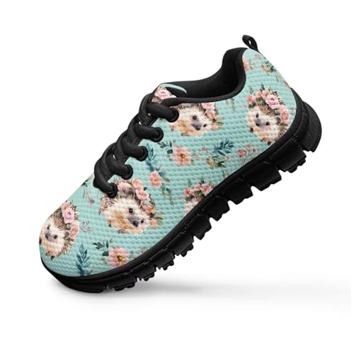 Kids Animal Sneaker Comfortable Lightweight Non-Slip Tennis Shoes for Litter Kids Breathable Lace-Up Running Shoes for Big Kid US 11-5
