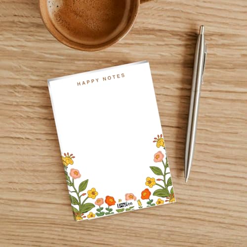 Image of PAPBOO Easy to carry Cute A6 Size Tear-off Notepads,90 Sheets,100 GSM, Gift(Happy Notes)