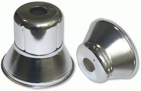 (100) Escutcheon Pendant 2pc Set Std 401 Cup 1/2" & Skirt CP