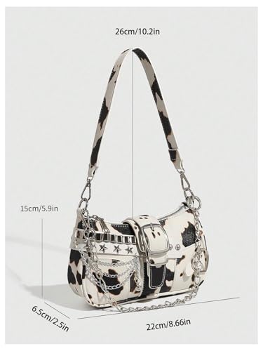 Image of Verdusa Women's Y2k Purse Star Embroidery Cute Shoulder Bag Y2k Accessories