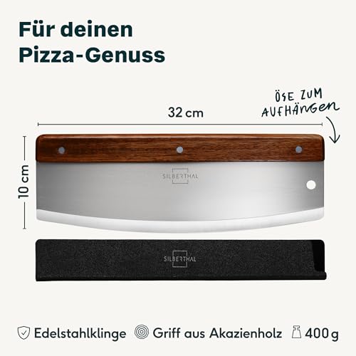 Foto von SILBERTHAL Pizzaschneider - 32cm Edelstahl Klinge
