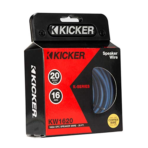 KICKER KW1620 (46KW1620) 16 AWG Speaker Wire 20ft