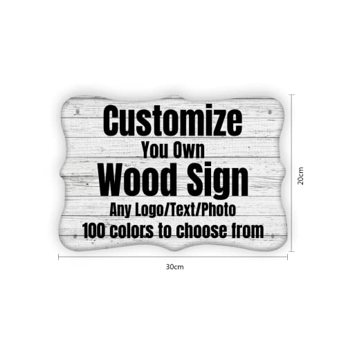 Nalahome X002_220118_SNB_Y6MAR5_12"X8" Personalized Wood Signs thumb #2