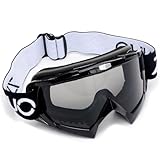 ZJNUO Motorcycle Dirt Bike ATV Goggles Off Road Motocross Riding Racing MX UTV Goggles Windproof Dustproof Scratch Resistant Goggle for Adults Men Women and Youth