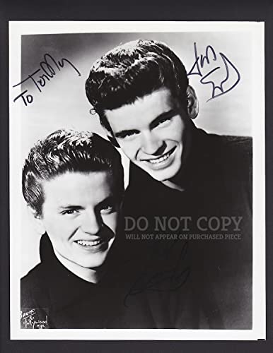 Portrait Everly Brothers 1958 photo d'art de collection au fini brillant premium