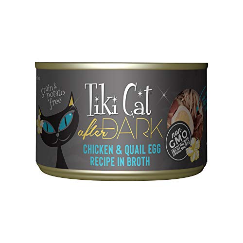 Tiki Cat After Dark Chicken & Egg in Gravy Wet Cat Food
