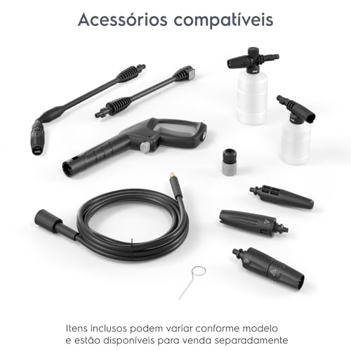 Lavadora de Alta Pressão Electrolux 1650PSI 1400W de Potência com Engate Rápido EasyWash Lava Jato Lava Car QWS1650 110v #4