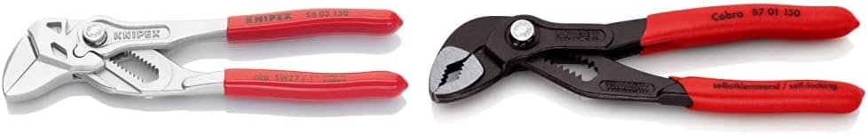 KNIPEX Pliers Wrench (6") and Water Pump Pliers (6") Bundle