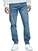 Indicode Herren INSantino Jeanshose aus 99% Baumwolle | Denim Stretch Jeans Männer Medium Dark Cloud, 36/32