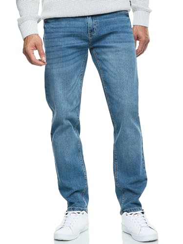 Indicode Herren INSantino Jeanshose aus 99% Baumwolle | Denim Stretch Jeans Männer Medium Dark Cloud, 33/32