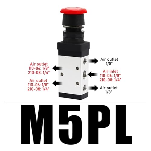 Interrupteur mécanique M5Y valve de commutation robuste en aluminium - 3