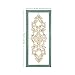 Stratton Home Decor Scroll Panel Wall Decor, Decorative Wall Panel Decor with Filigree Details for Any Room, Wrought Iron Wall Decor with Teal and White Distressed Finish, 36”x0.75”x16”