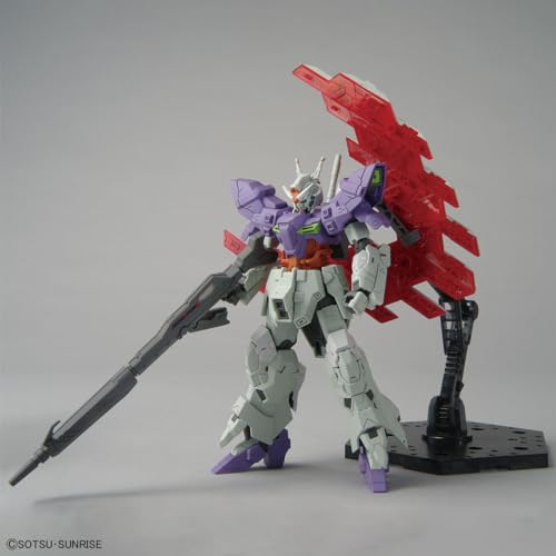 1/144 HG AMS-123X-X Moon Gundam con rifle largo, rojo miniatura 2