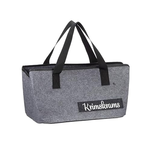 MC Trend faltbare Filztasche mit lustigen Sprüchen aus 3 mm starkem Filz praktische Tasche zum Einkaufen Shoppen Aufbewahrung Einkaufstasche Shopper Shopping Bag Einkaufskorb Tragetasche