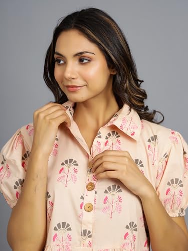 Image of Ravaiyaa - Attitude is everything Womens Soft Crepe Silk Casual Dress Summer Floral Printed Dress Ladies Tank Midi Sundress