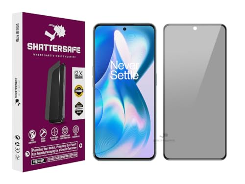 Image of Anti-Spy Privacy Tempered Glass Compatible For Oneplus 10R / 9RT [Pack of 1]. 9H Hardness, Anti-Scratch, Edge-to-Edge Protection With Easy Installation Kit & Case Friendly Fit.