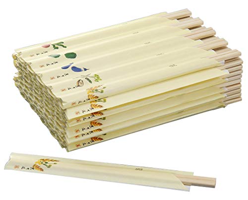 酒井産業 国産桧元禄割箸(100膳組) キッチン用品 21cm ひのき お得用 来客用 おもてなし 間伐材を有効 季節感ある絵柄入り げんろく割箸 わりばし 割り箸 割りばし わりばし 割箸 日本製 個包装 ヒノキ