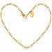Lifetime Jewelry Anklets for Women Men and Teen Girls - 24K Real Gold Plated 2.5mm Figaro Chain - Ankle Bracelet to wear at Beach or Party - 9-11 inches (10, Yellow-Gold-Plated-Base)