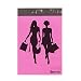 Metronic 100 9x12 Poly Mailer Envelopes Shipping Bags Shopping Design with Self Adhesive, Waterproof and Tear-proof Postal Printed Bags PInk