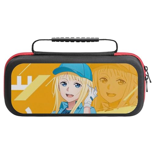 Switch ケース かわいい ソードアート・オンライン SAO アリス スイッチ 収納ケース カバー ナイロン素材 全面保護 防塵/防水/防汚/耐衝撃 26x11.5x5.2cm Switchに対応 保護用ハードケース 大容量な収納力 アクセサリーポーチ