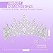 Queenship Tiara Crown for Women, Queen Tiara for Birthday Prom Bridal Party Custome Silver