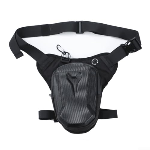 Bolsa de pierna para motocicleta en poliéster EVA con doble compartimento ajustable 2