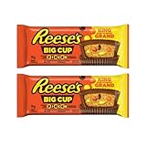 Generic Reese Big Cup stuffed with PIECES King Sized Candy Bar, 79g/2.78oz (Includes Ice Pack) (Pack of 2) Shipped from Canada