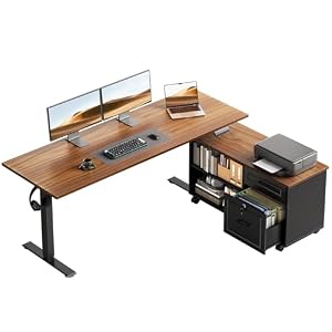 OffiGo 55″ L Shaped Electric...
