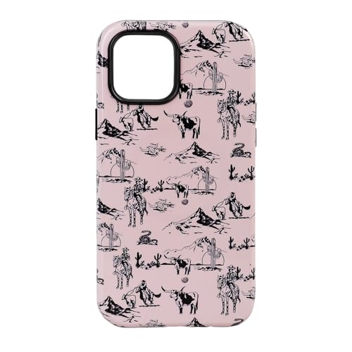 TRADAY Western Phone Case for iPhone 12 Pro Max Cowboy Horse Phone Case