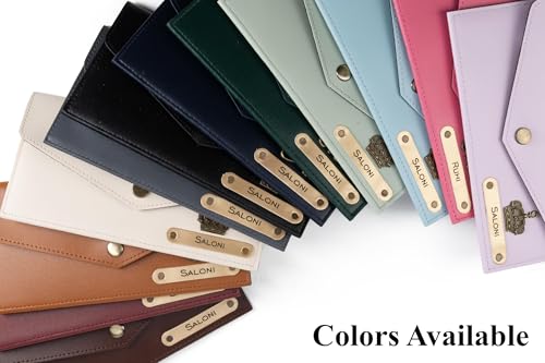Image of AICA Personalised Name & Charm Leather Womens Wallet (RoyalBlue)