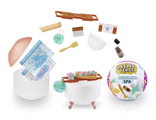 MGA's Miniverse Make It Mini SPA Series 1   Mini Coleccionables en Embalaje Ciego   Productos de SPA DIY Que Funcionan   NO COMESTIBLES   Coleccionables para Adolescentes, Adultos y Niños