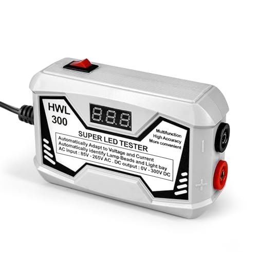Image of Garosa Super LED Tester - 18W, 0-300V Adaptive Voltage, LED Light Inspection Tool for TV Backlight Repair, Bead Strip Testing, Multipurpose LED Tester (Gray)