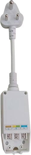 Shock Proof ELCB Protector Main Cord | 3 Core Cable, 16A/230V – Safety Device for Geysers, Steam Baths, Jacuzzis &amp; Other A...