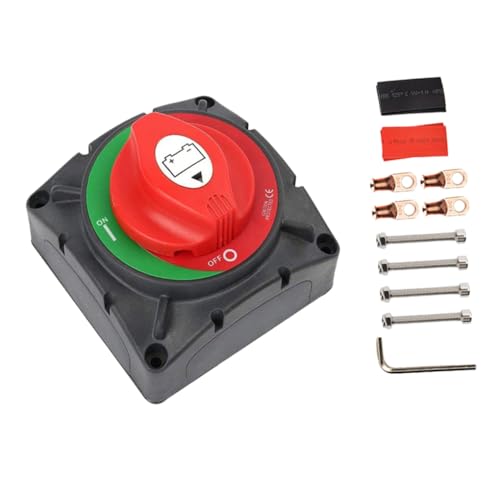 VINTORKY 12v-48v Boat Rv Car Battery Disconnect Switch on off Isolator Switch Plastic Safety Switch