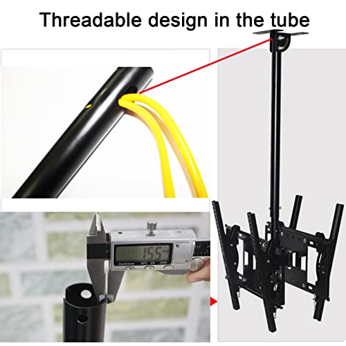 Support de plafond réglable pour téléviseurs inclinable pivotant - 6