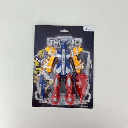 Robô Thronic Articulável Luz 19cm Brinquedo Infantil Menino