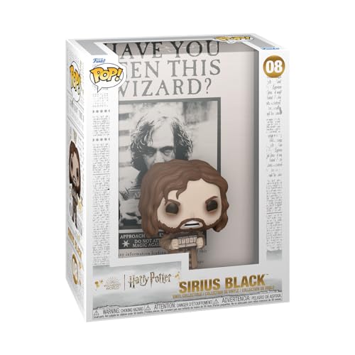 Funko Pop! Cover: Harry Potter Prisoner of Azkaban - Poster with Sirius Black - Figura de Vinilo Coleccionable - Idea de Regalo- Mercancia Oficial - Juguetes para Niños y Adultos - Movies Fans