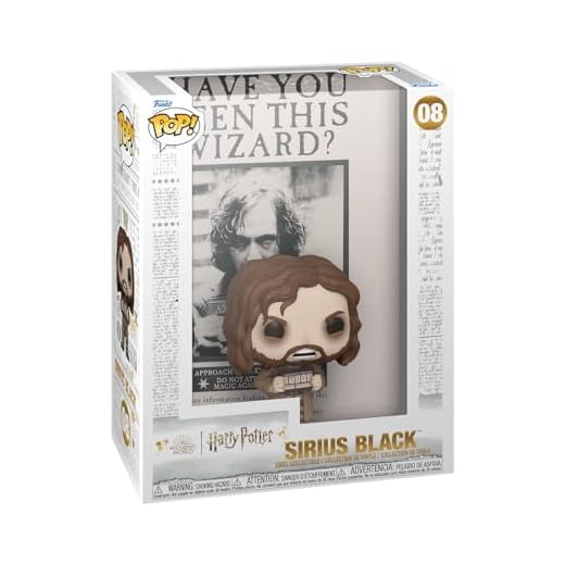 Funko Pop! Cover: Harry Potter Prisoner of Azkaban - Poster with Sirius Black - Figura de Vinilo Coleccionable - Idea de Regalo- Mercancia Oficial - Juguetes para Niños y Adultos - Movies Fans
