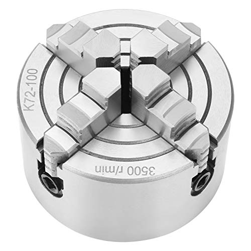 Pièces de tour de Mandrin tour Indépendant 4 Pouces SANOU K72-100 4 Mâchoires tour en Métal Réversible Indépendant Mandrin Accessoires de Machine de Tournage