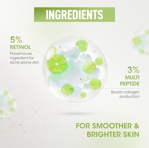 Image of OG BEAUTY Science Retinol Anti-Aging Face Cream | 5% Encapsulated Retinol & 3% Multi-Peptide Formula | Dermatologist Tested | For All Skin Types | 50g