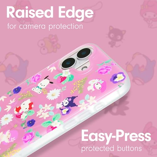 Sonix x Sanrio Case for iPhone 16 | Compatible with MagSafe | 10ft Drop Tested | Hello Kitty and Friends Floral by Sonix - Used condition - Image 5