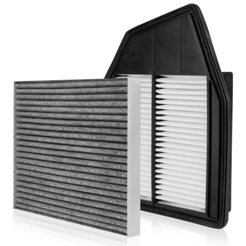 Image of Cabin & Engine Air Filter Fit for Honda Accord 2008-2012 L4 2.4L Activated Carbon Cabin Filter Replacement CF10134 CA10467 Car Accessories