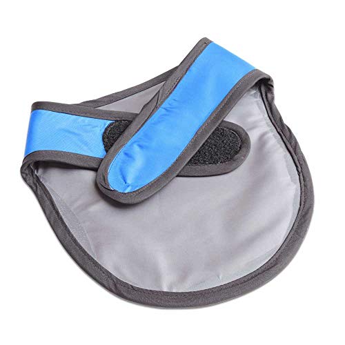 Image of Waldent X Ray Thyroid Shield Collar - 0.35mm Lead Equivalency - BARC Certified Radiation Protection - Lightweight Comfortable Durable Vinyl - Ideal for Dental Medical Radiology Use
